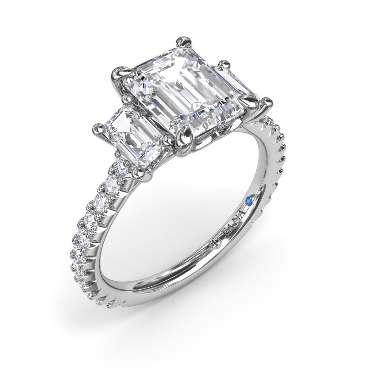 Exquisite Three-Stone Lab-Grown Diamond Engagement Ring