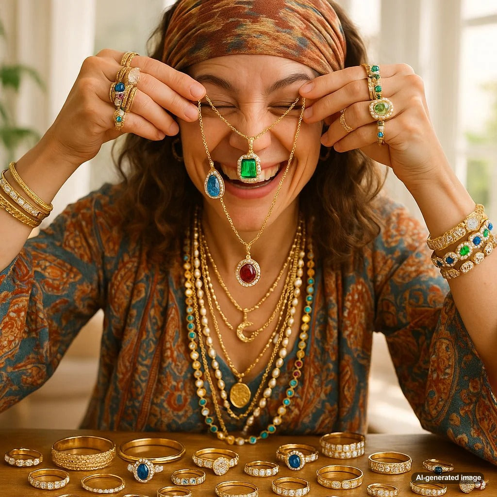 boho dress jewelry How to Choose for a Bohemian Look: Unleash Your Inner Free Spi – Robinson's Jewelers earrings and harness for live:9-10-26 Ruth Polka Dot Swing Size:EU 38 / US 6