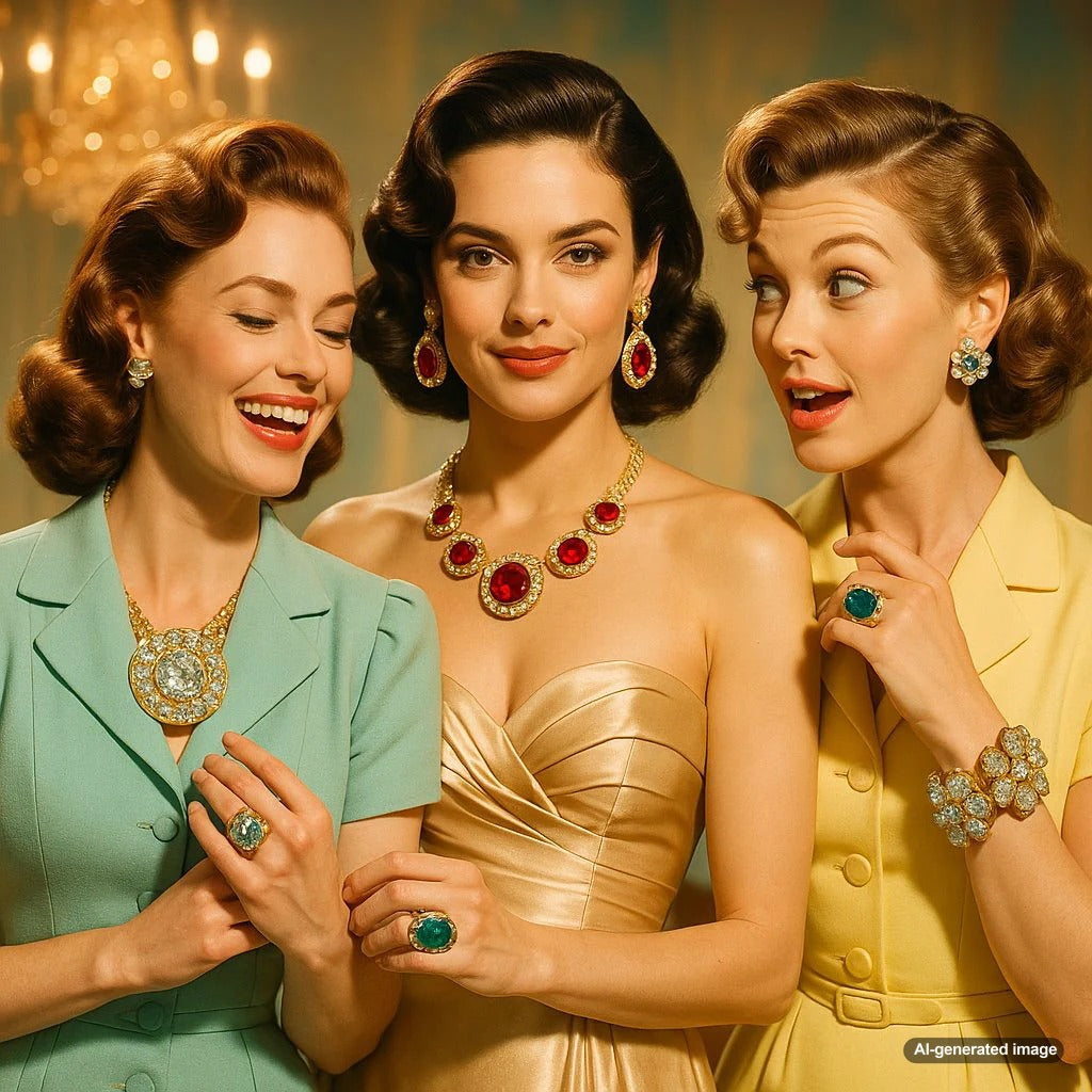 The Glamour of Retro Jewelry (1940s) and Its Oversized Forms: Bold