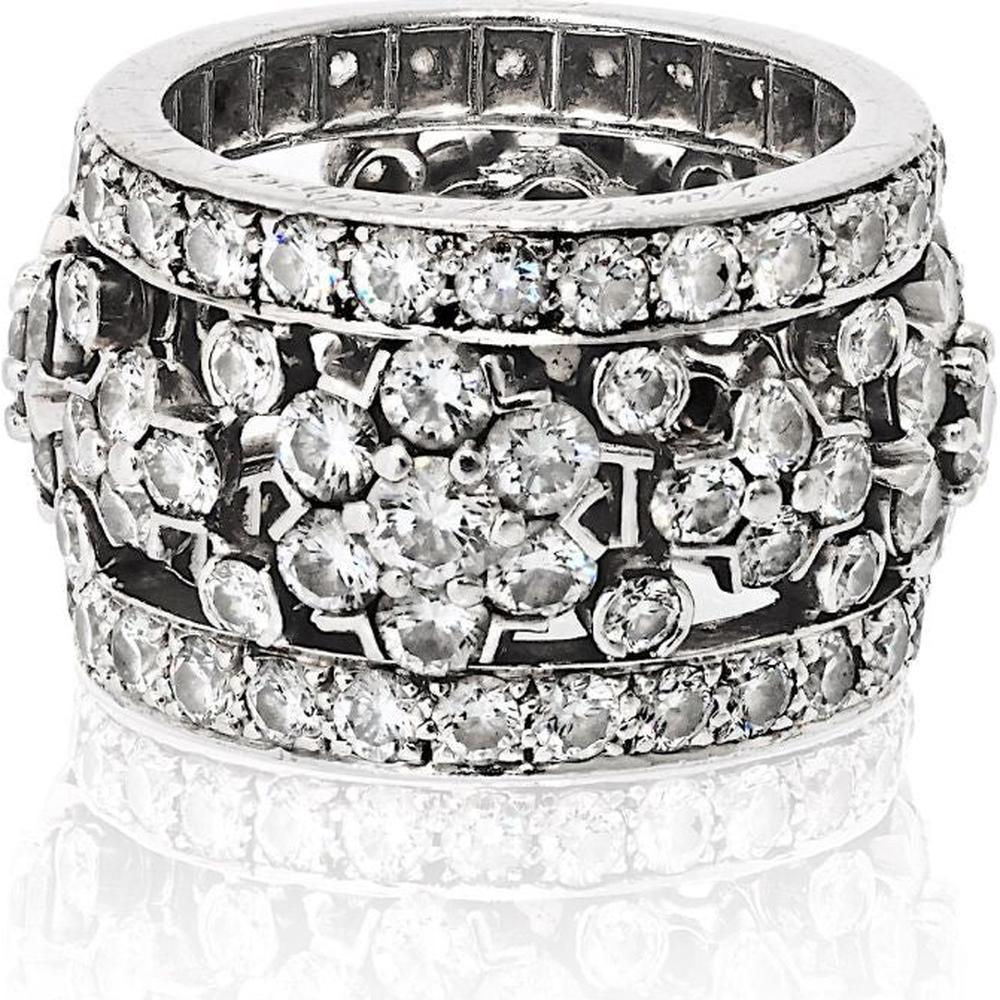 Van Cleef & Arpels リング 18K White Gold Snowflake Motif Diamond Ring by Van Cleef & Arpels