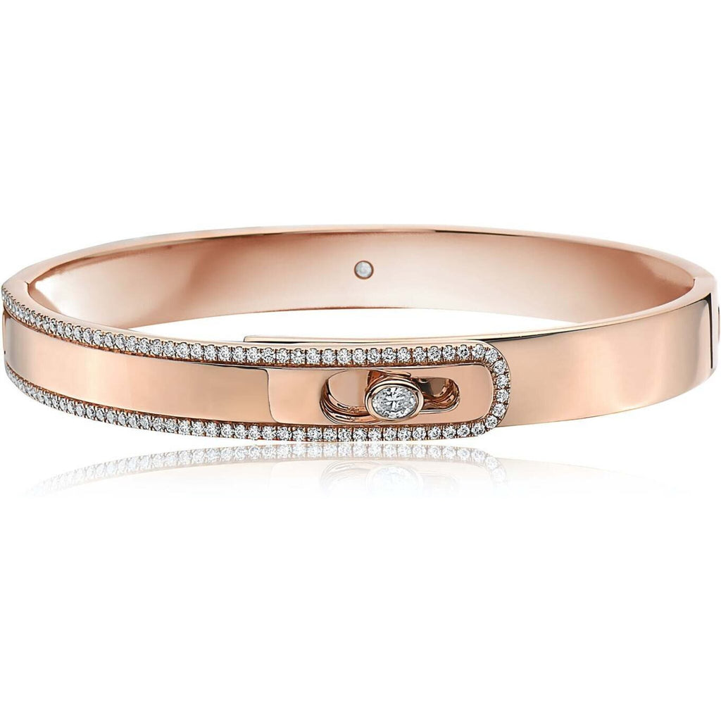 ROSE GOLD & DIAMOND HINGE BRACELET