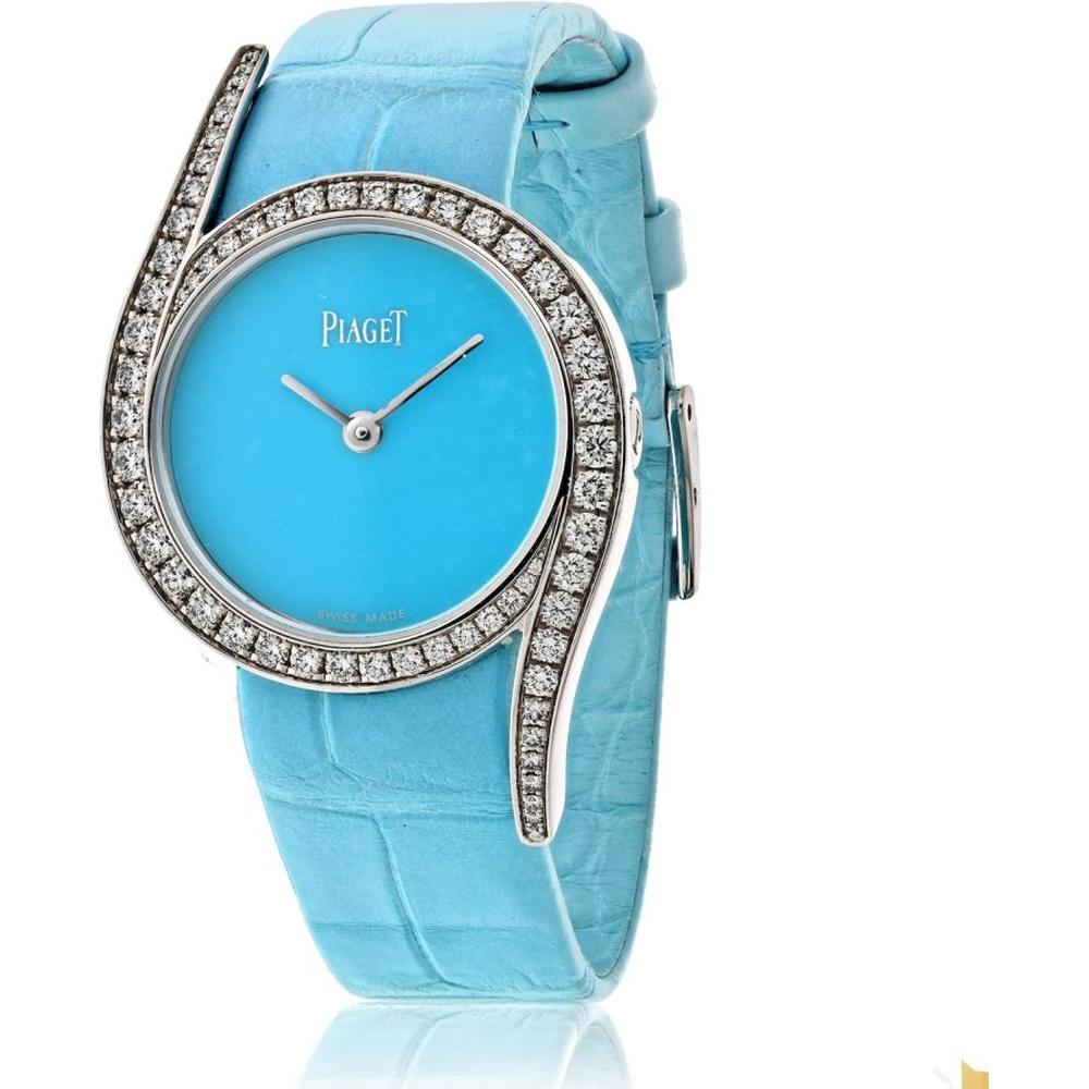 Piaget Turquoise Dream 18K White Gold Diamond Dial Watch