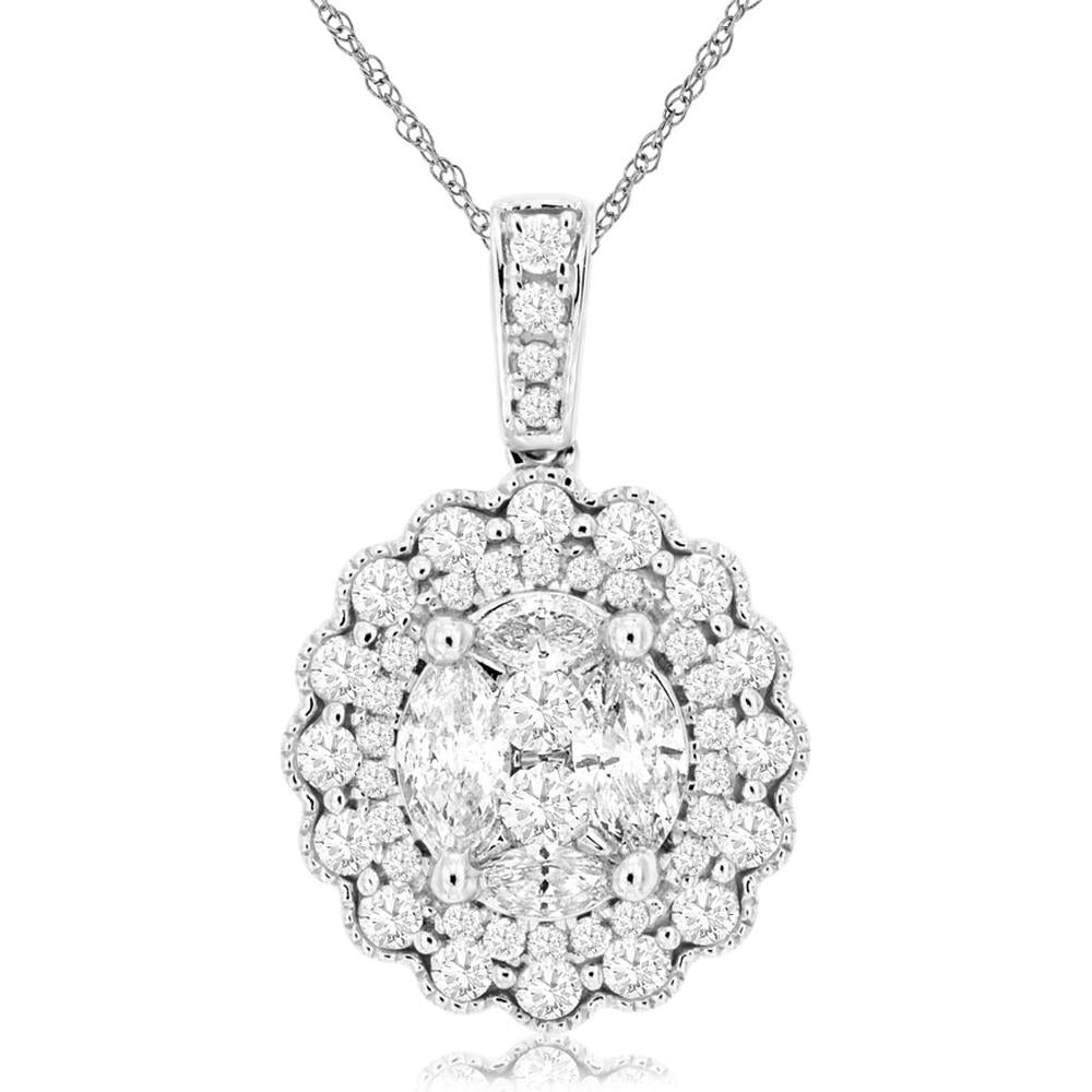 Diamond pendant shops settings designs