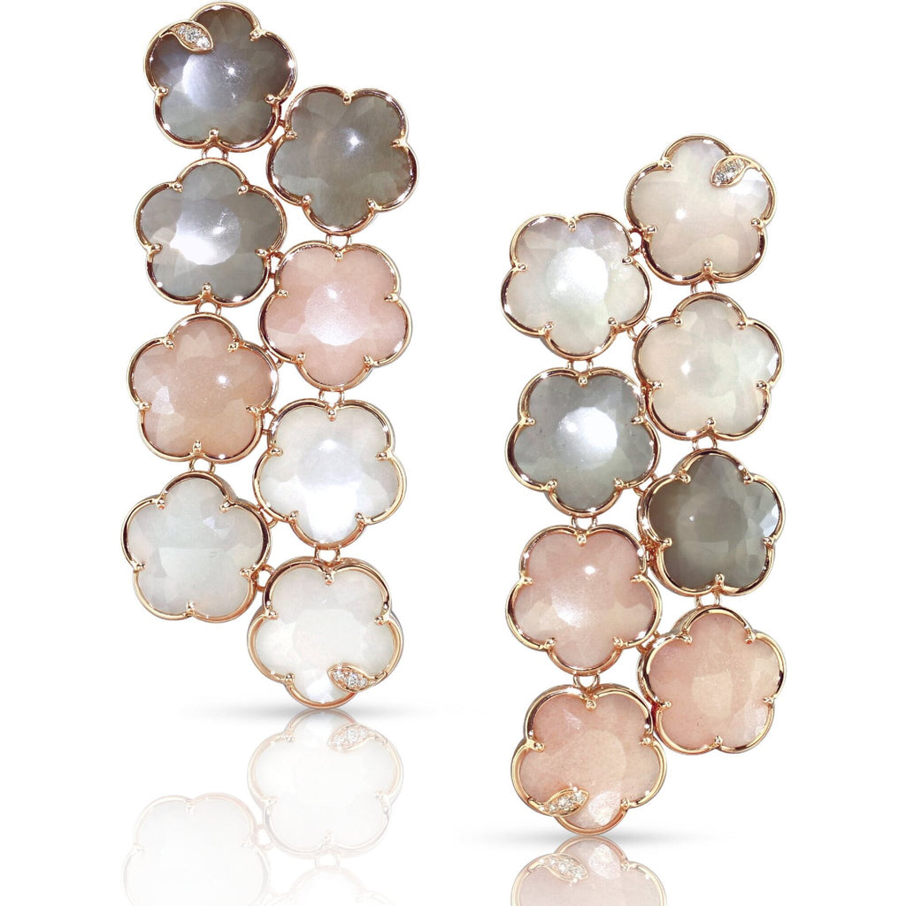 Shop at Moonstruck Earrings in Rose Gold with Fluorite from Buddha Jewelry  Buddha Jewelry . Find the latest styles and brands online