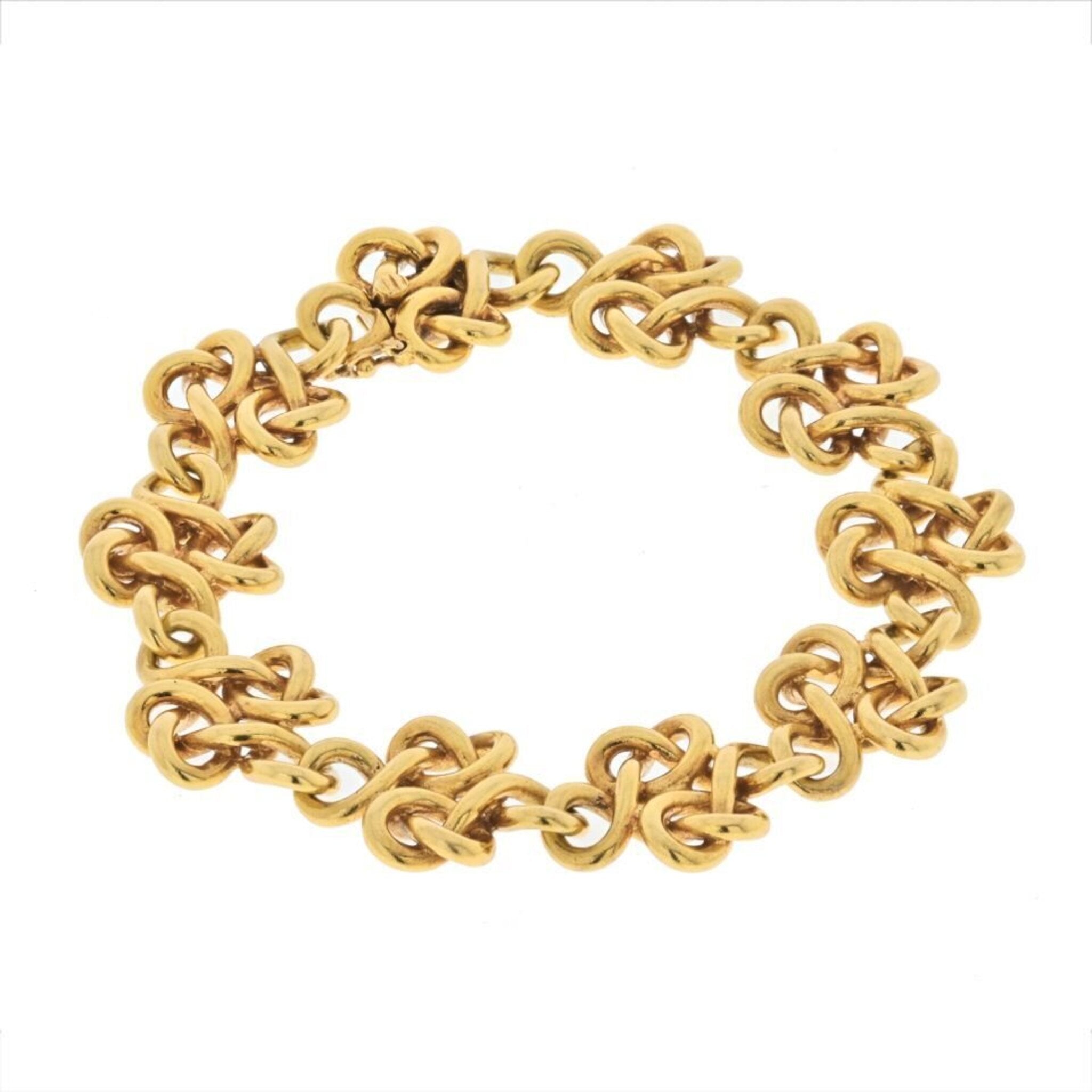 Van Cleef & Arpels - 18K Yellow Gold Delicate Braided Open Link