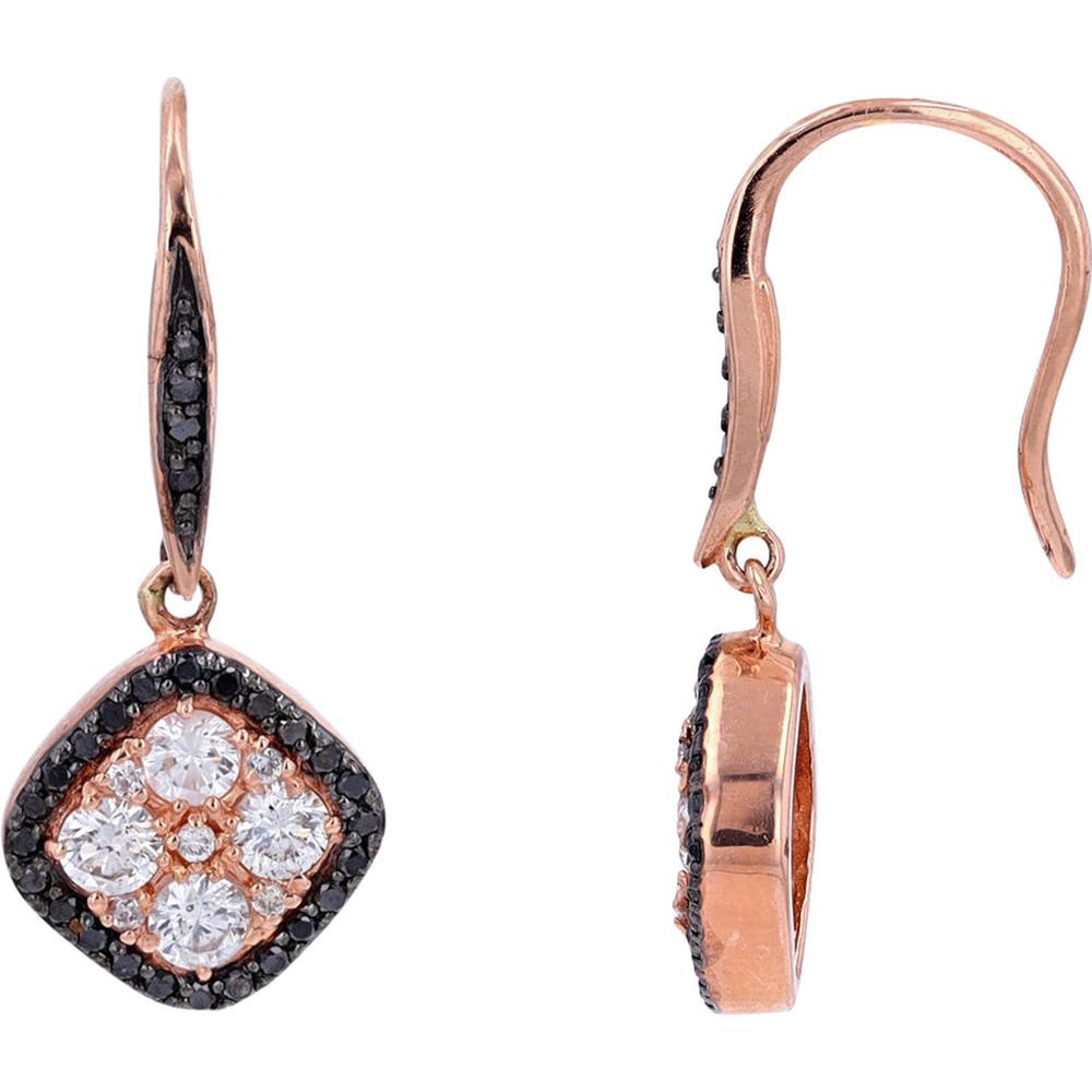 14k Rose Gold Effy Diamond Earrings