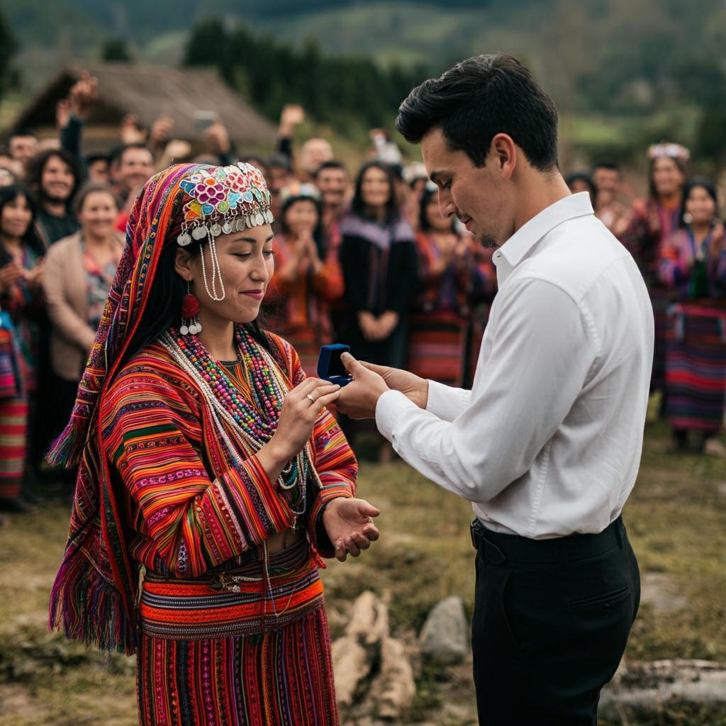 Engagement rings from different cultures, showcasing various styles of jewelry