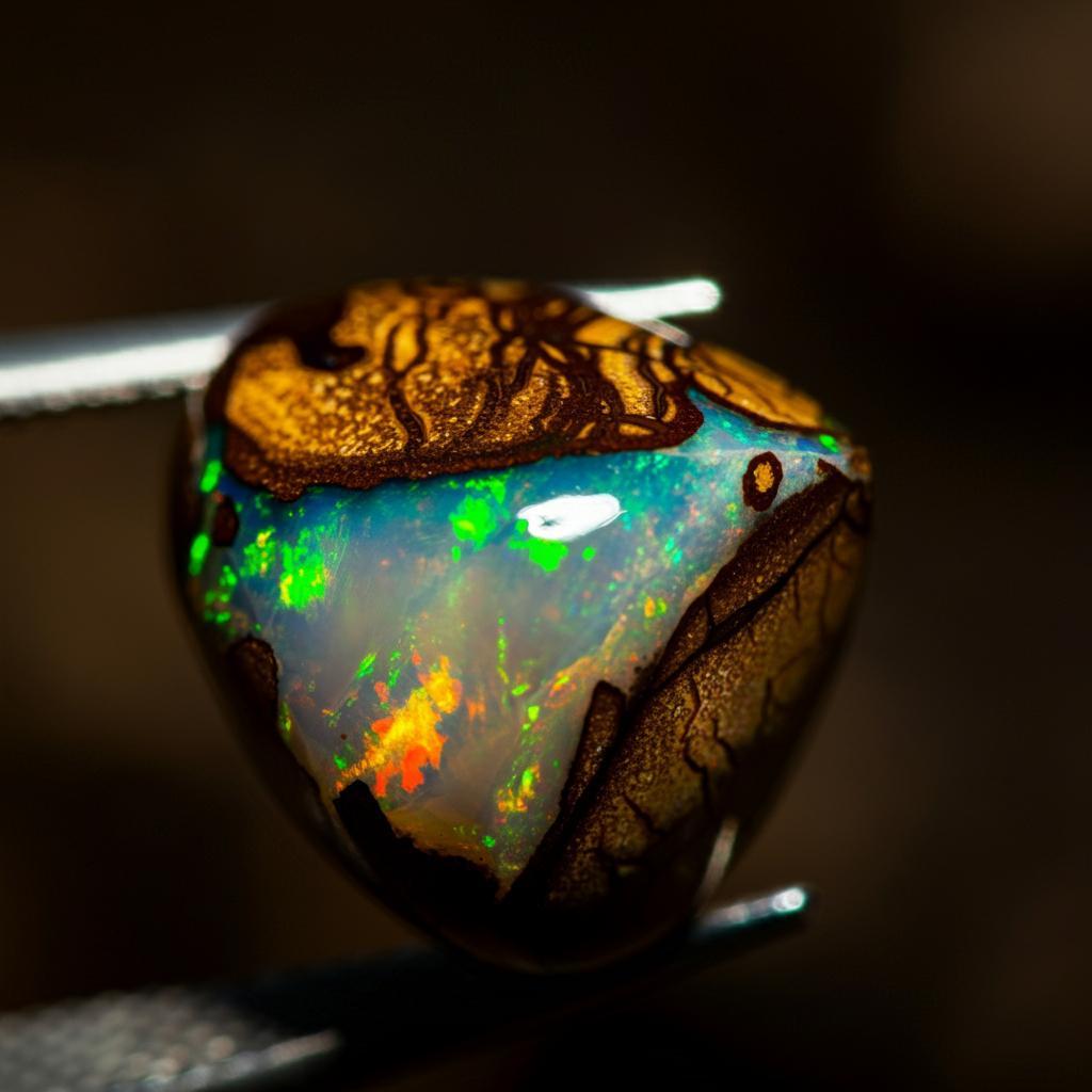 The formation of opals deep within the earth