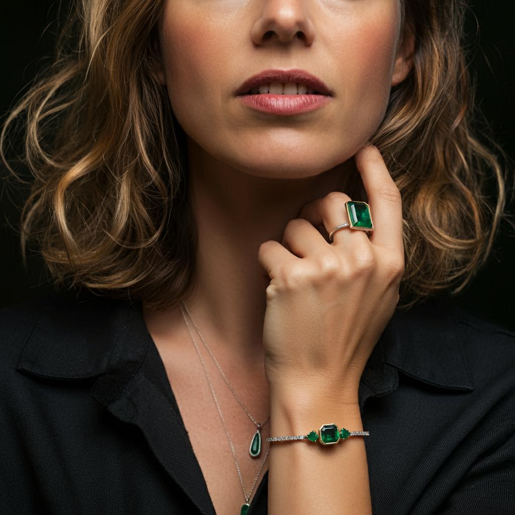 A harmonious blend of vintage and modern jewelry pieces