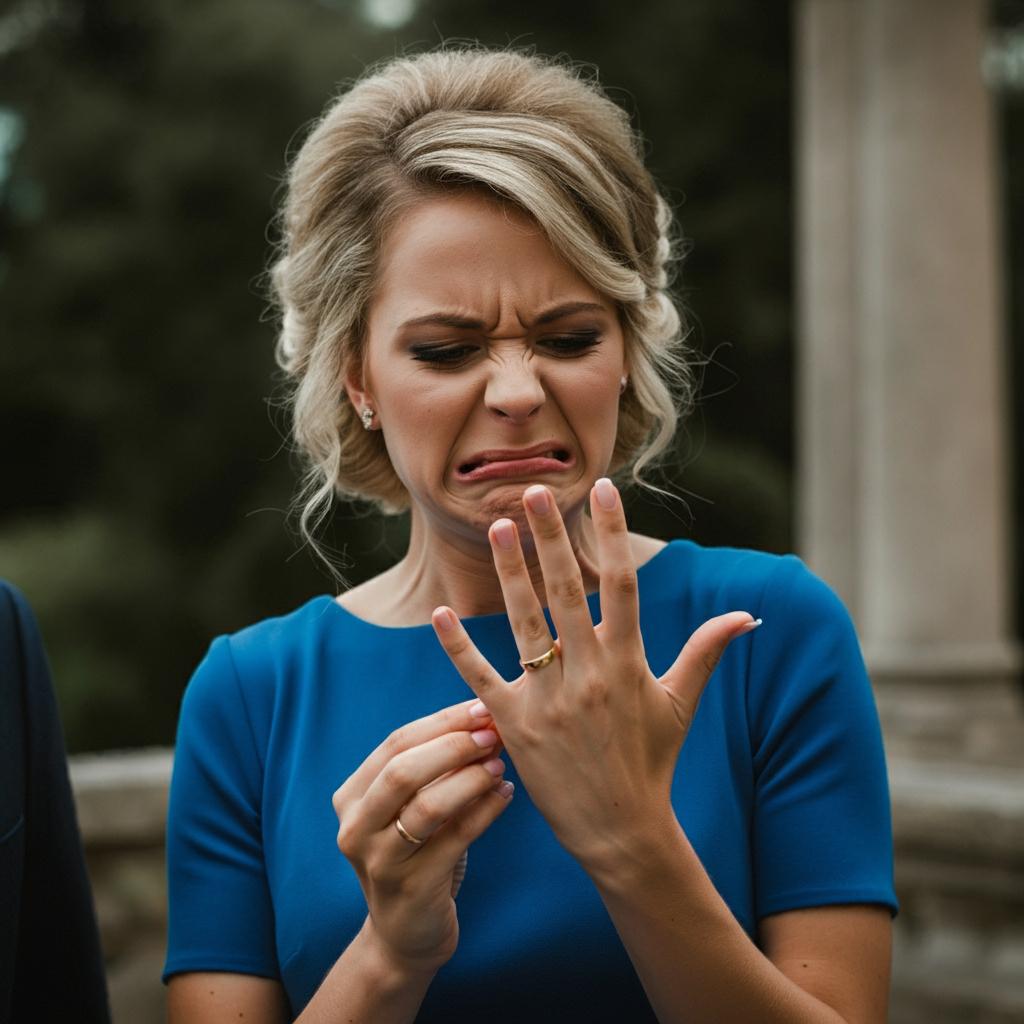 A ring size chart showing different international sizing systems.