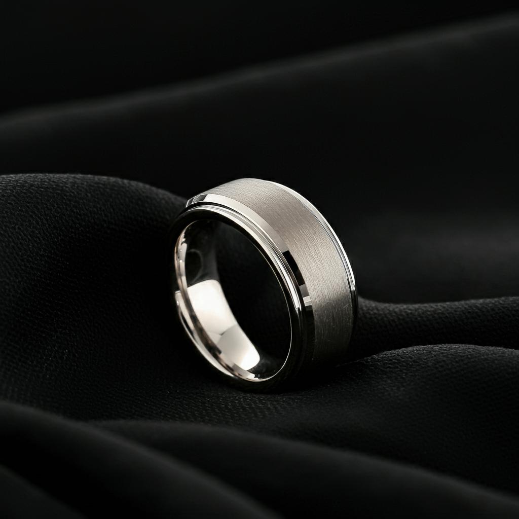 Mens White Gold Wedding Bands at Robinson's Jewelers