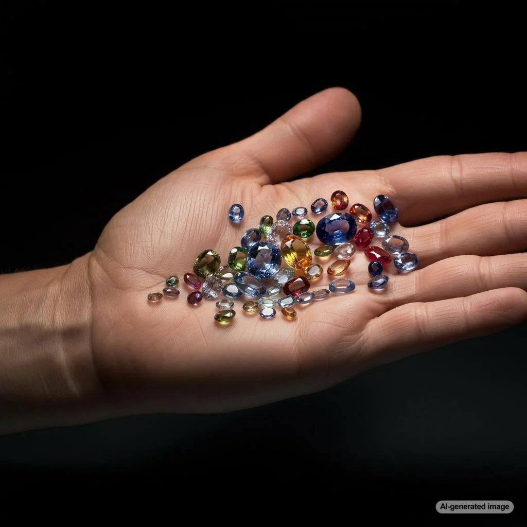 Variety of sapphire colors at Robinson's Jewelers