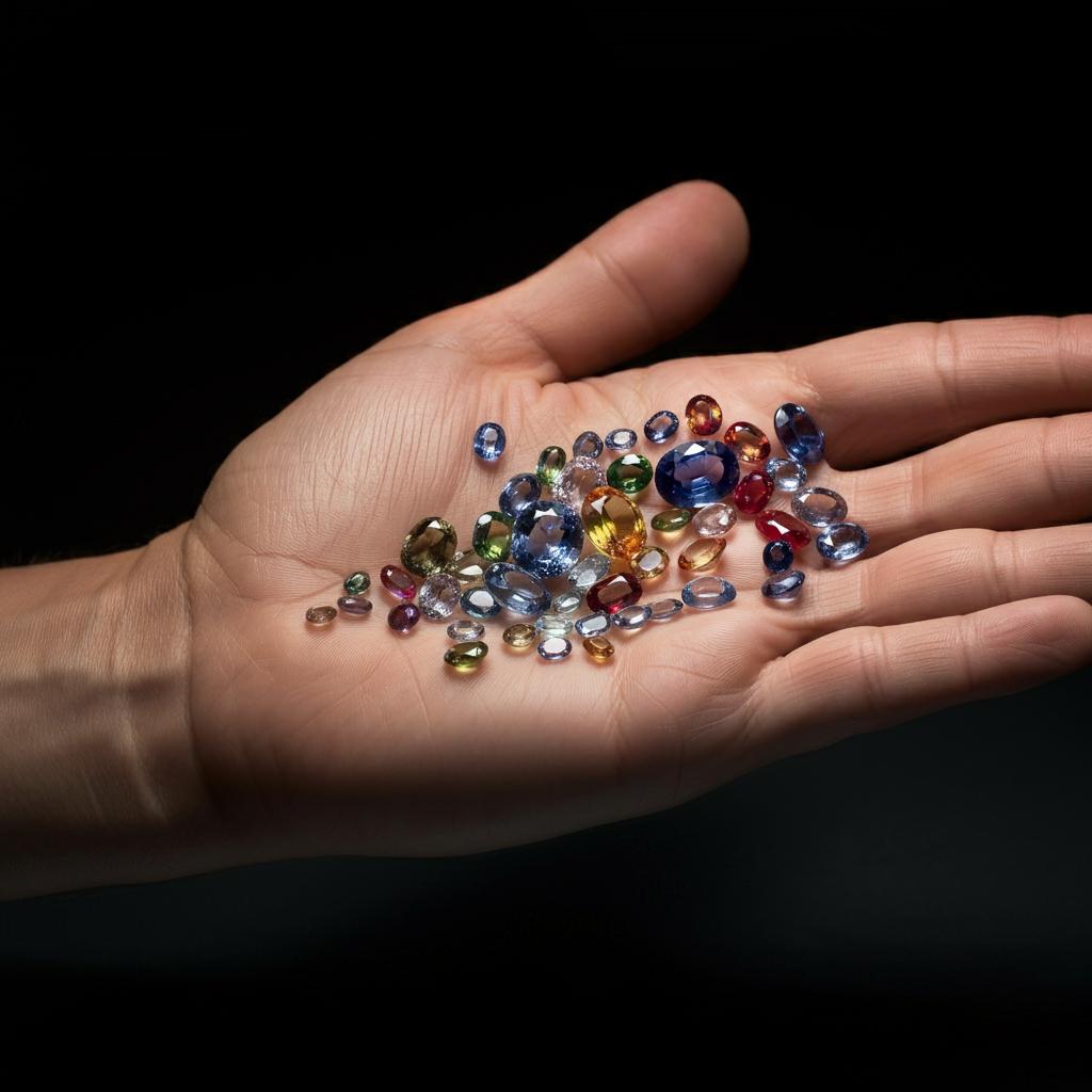 Variety of sapphire colors at Robinson's Jewelers