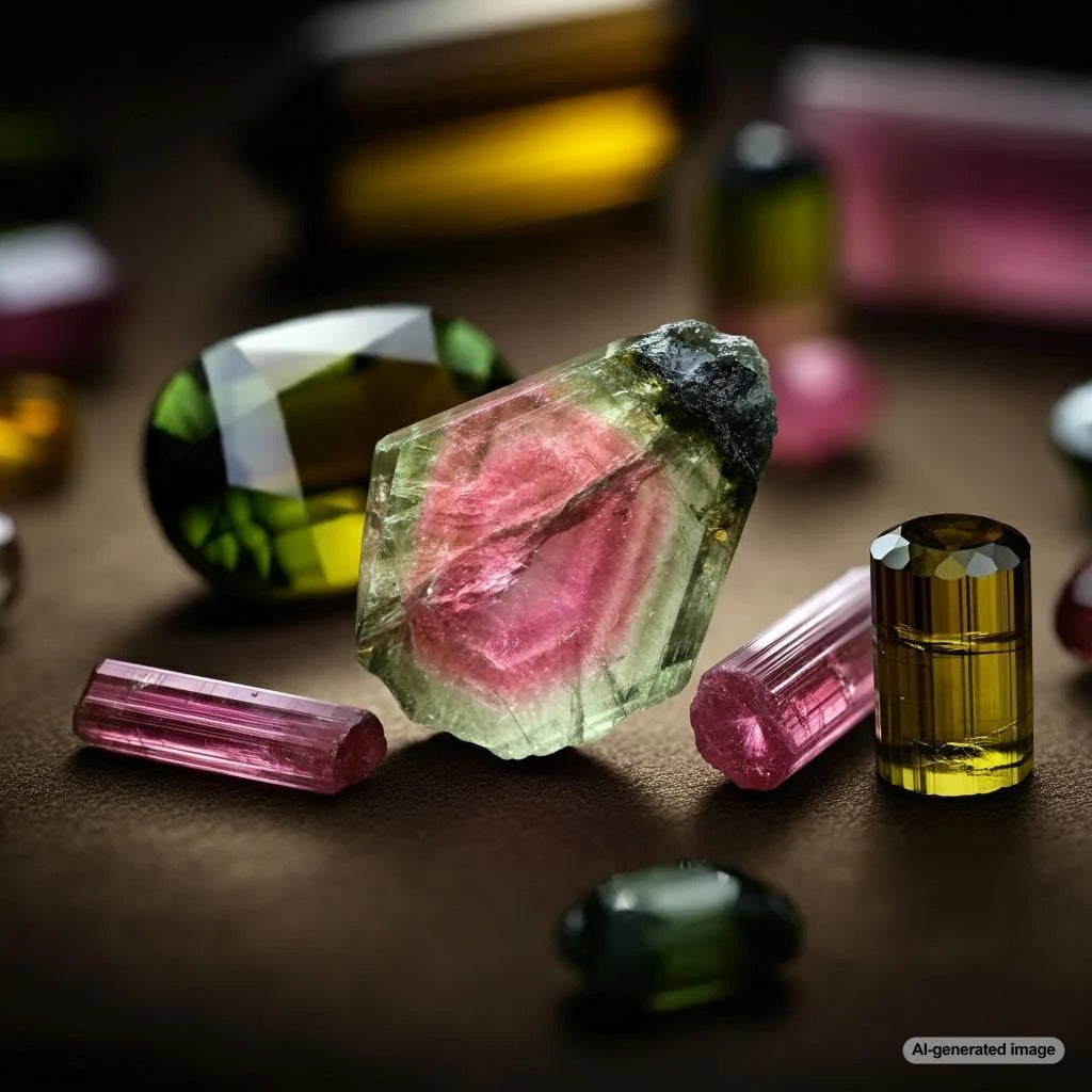 Vibrant Tourmaline Gemstone Jewelry with Multiple Benefits