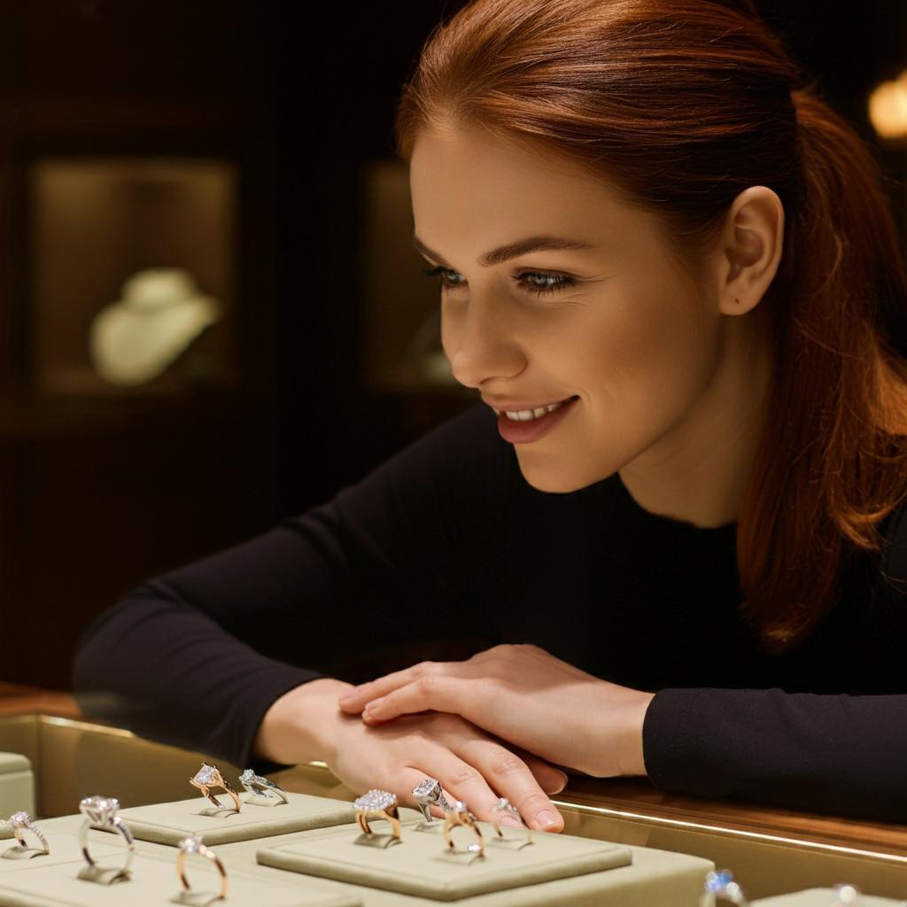 Diamond color grading chart illustrating the range from D (colorless) to Z (light yellow)