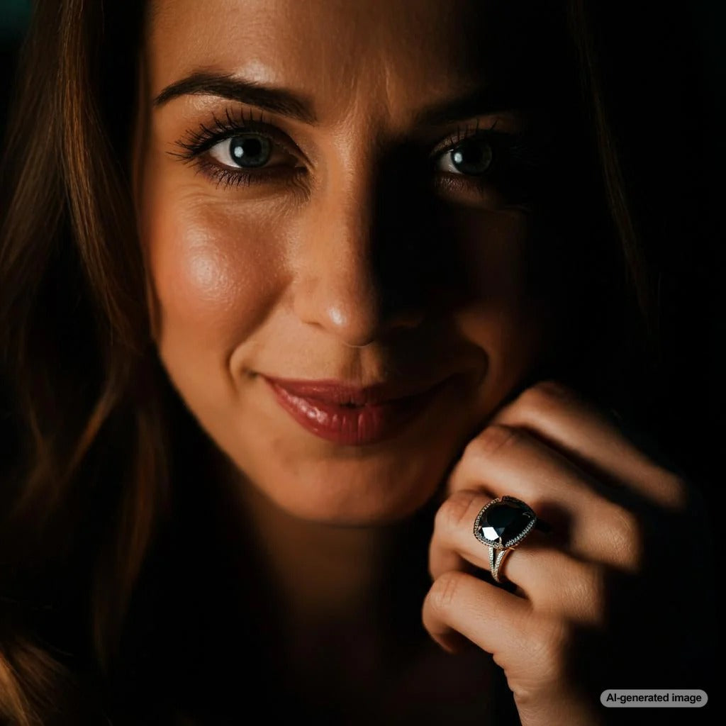 Elegant black diamond jewelry pieces showcasing their unique allure