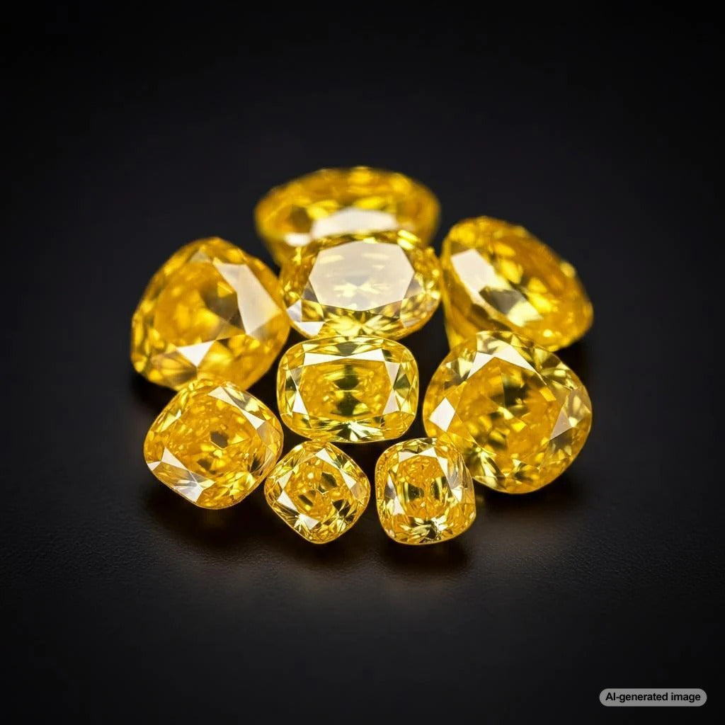 A stunning yellow diamond ring from Robinson's Jewelers