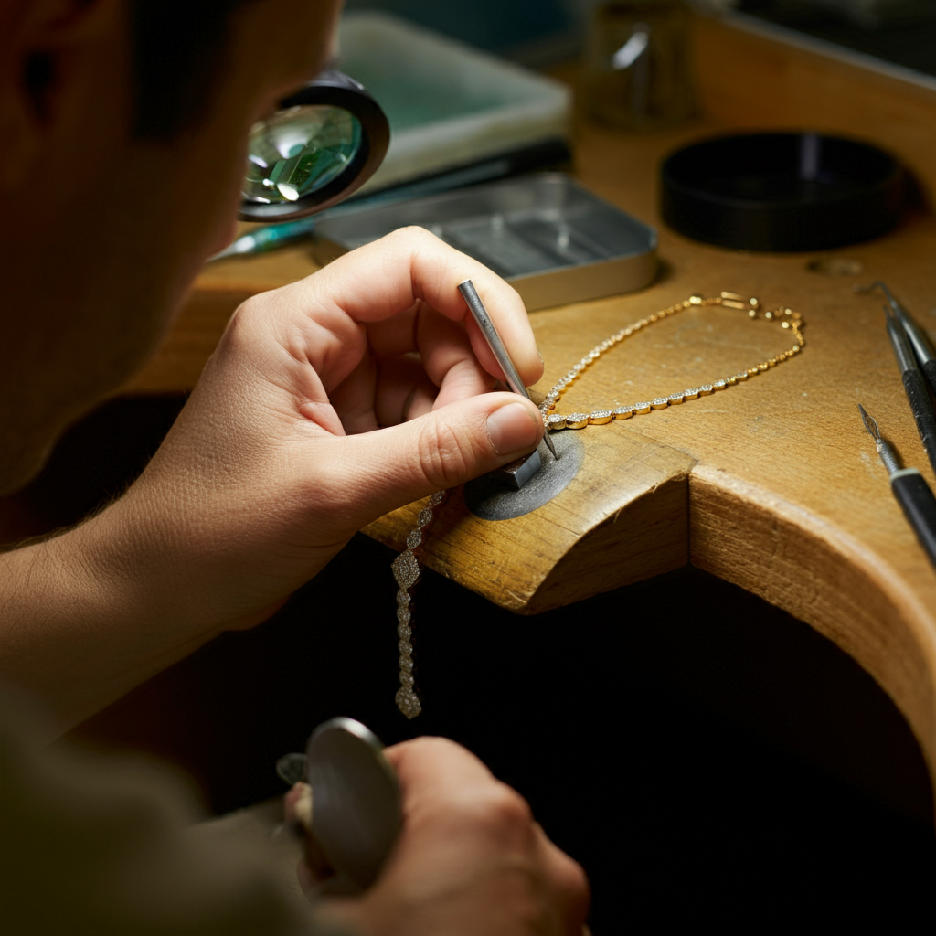 A beautiful redesigned diamond ring from Robinson's Jewelers.