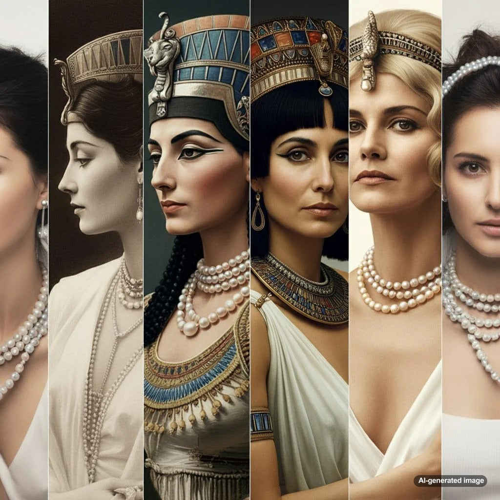 A collection of elegant pearl jewelry pieces showcasing their timeless beauty.