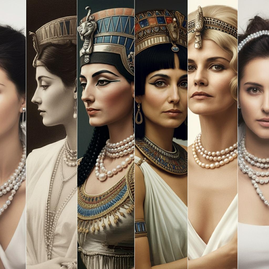 A collection of elegant pearl jewelry pieces showcasing their timeless beauty.