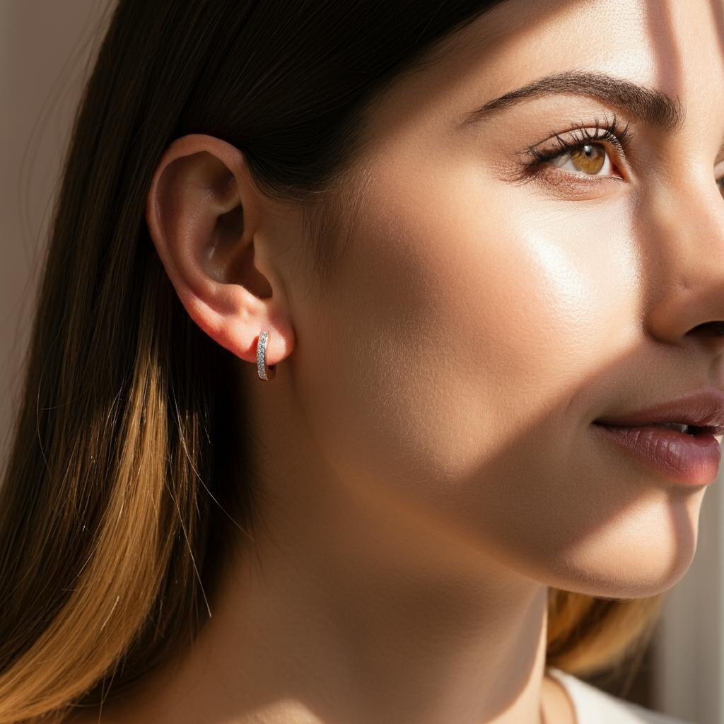 Various styles of earrings that make you look younger.