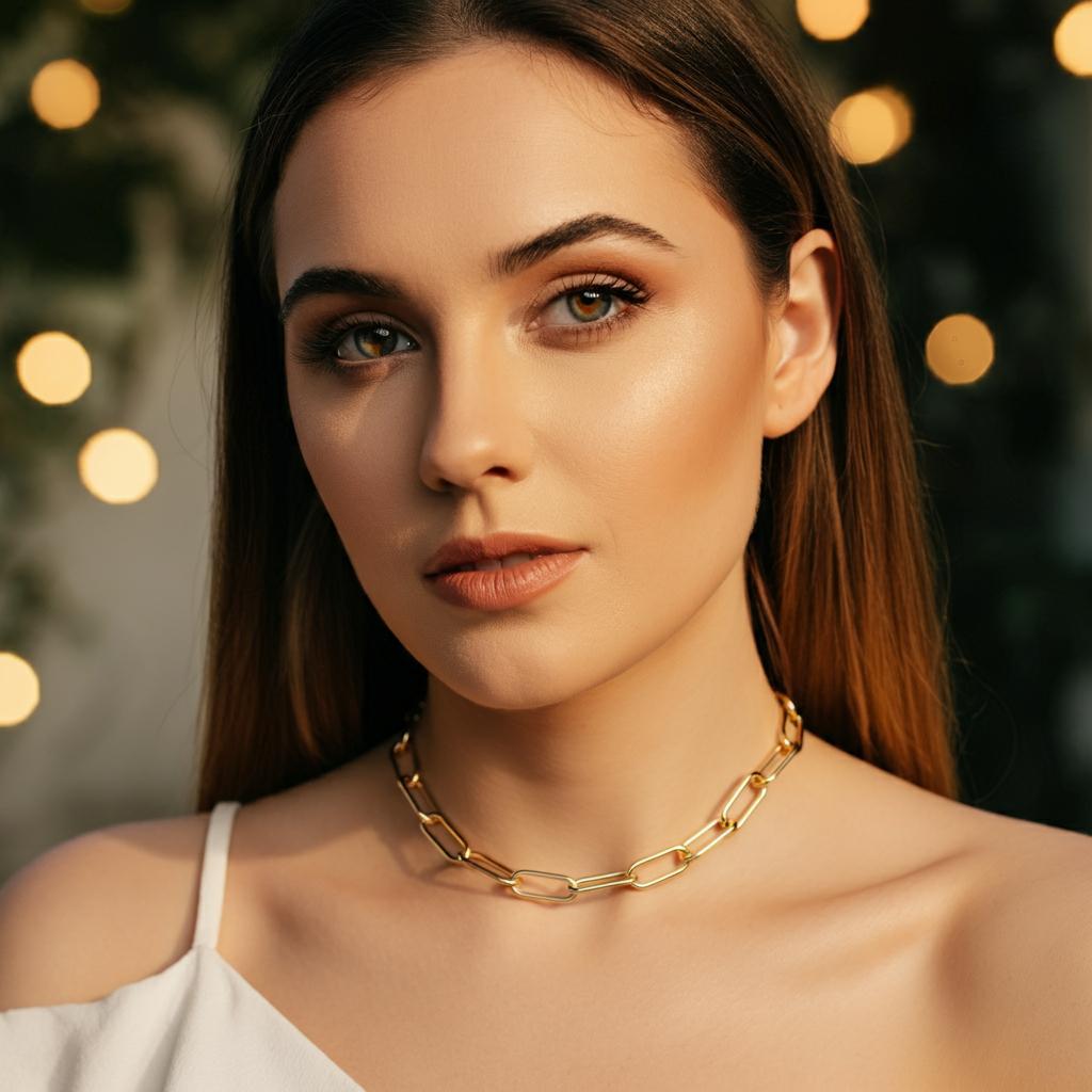 Elegant paperclip chain jewelry from Robinson's Jewelers