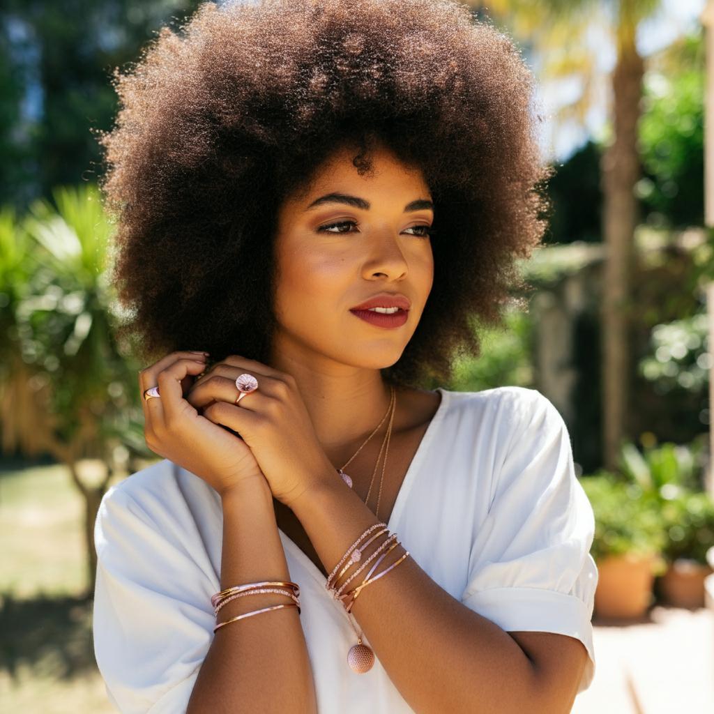 Elegant rose gold jewelry pieces from Robinson's Jewelers