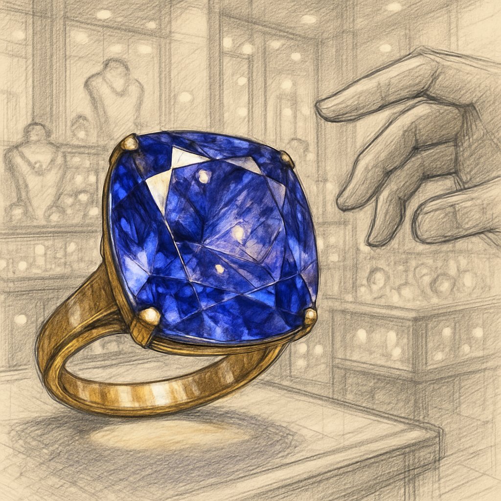 Stunning blue-violet tanzanite gemstone jewelry from Robinson's Jewelers collection