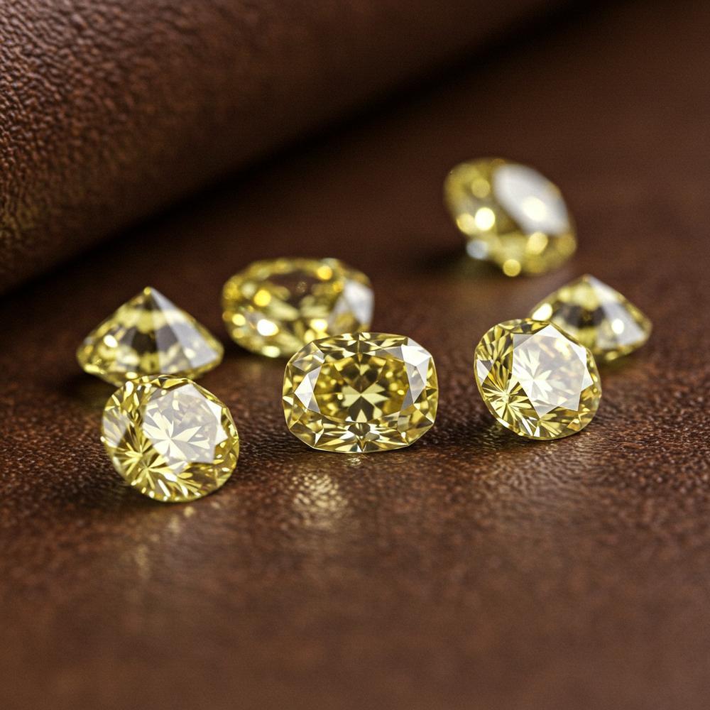 A stunning yellow diamond ring showcased in a luxurious setting