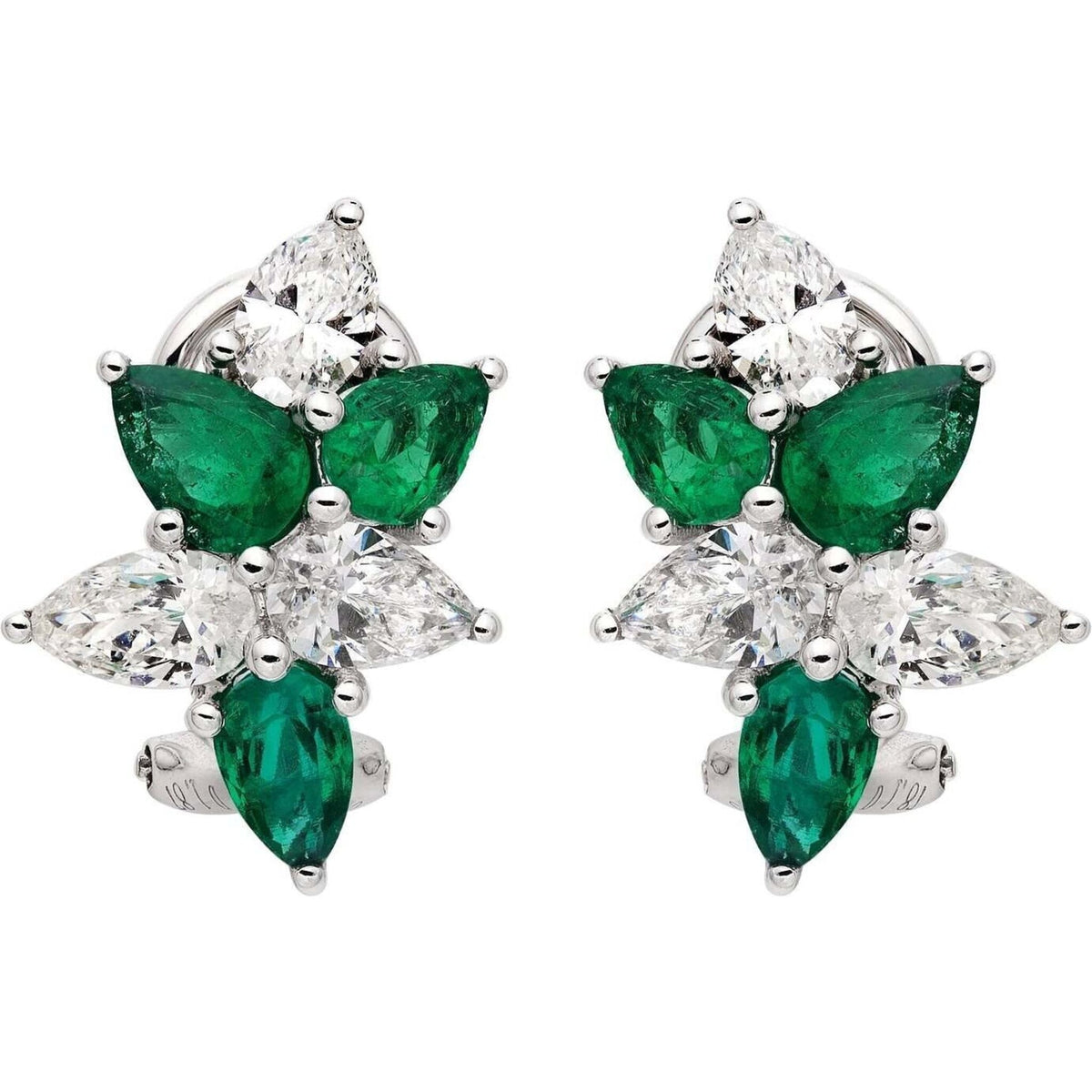 Emerald Stud Earrings by Ruchi New York