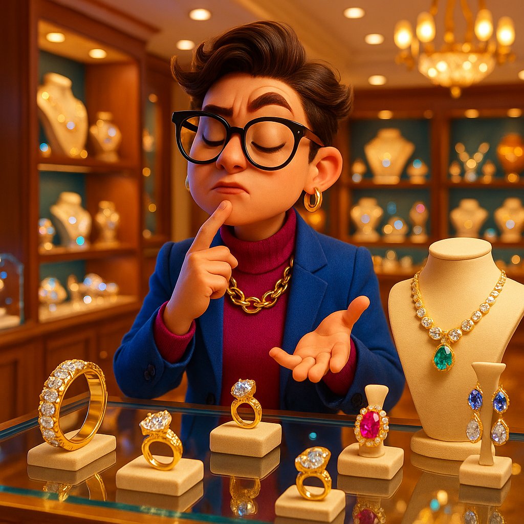 A curated collection of meaningful jewelry pieces including gemstone bracelets, symbolic pendants, and intention rings laid out on a soft surface