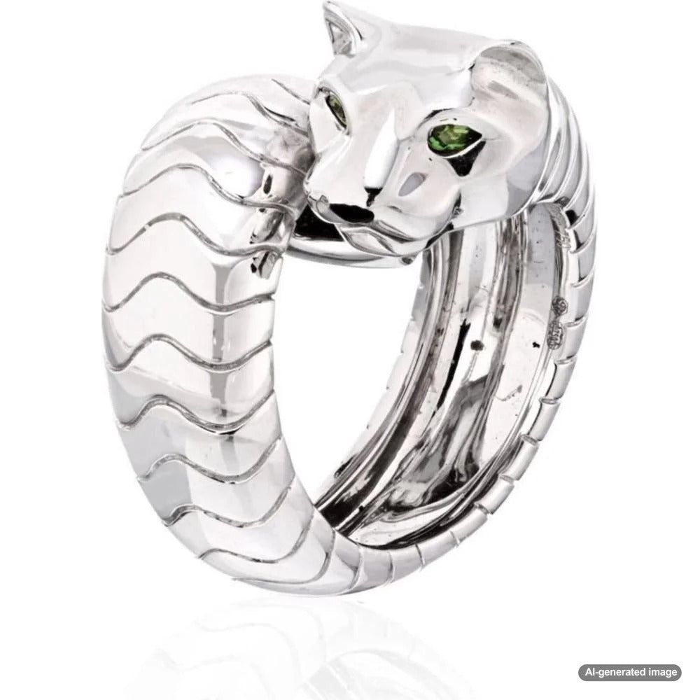 A stunning collection of Cartier rings showcasing luxury and elegance.