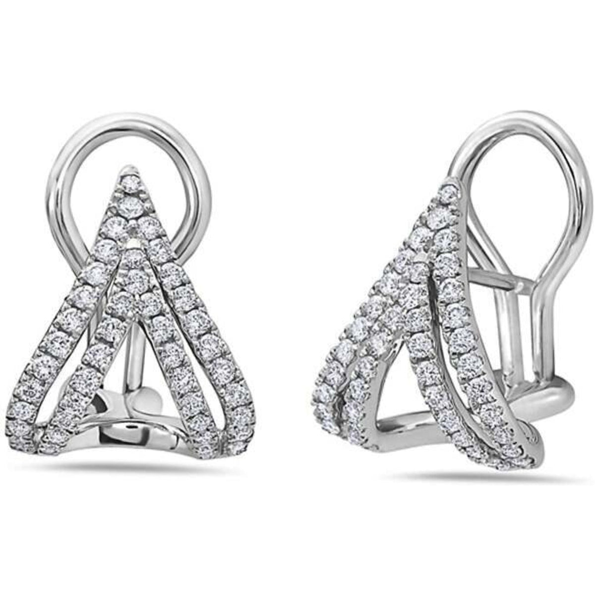 Elegant diamond stud earrings by Charles Krypell