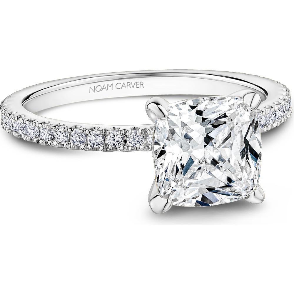 Elegant Cushion Cut Engagement Ring