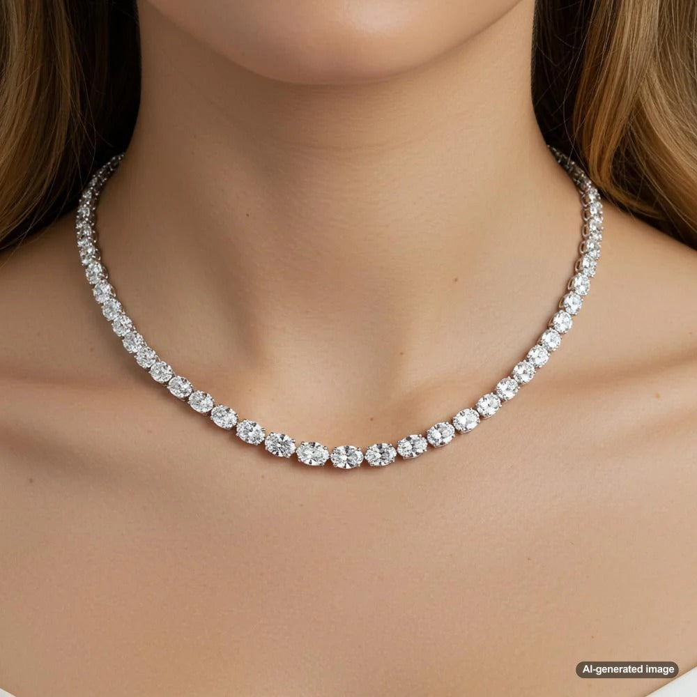 Celebrity wearing lab grown diamond jewelry on the red carpet