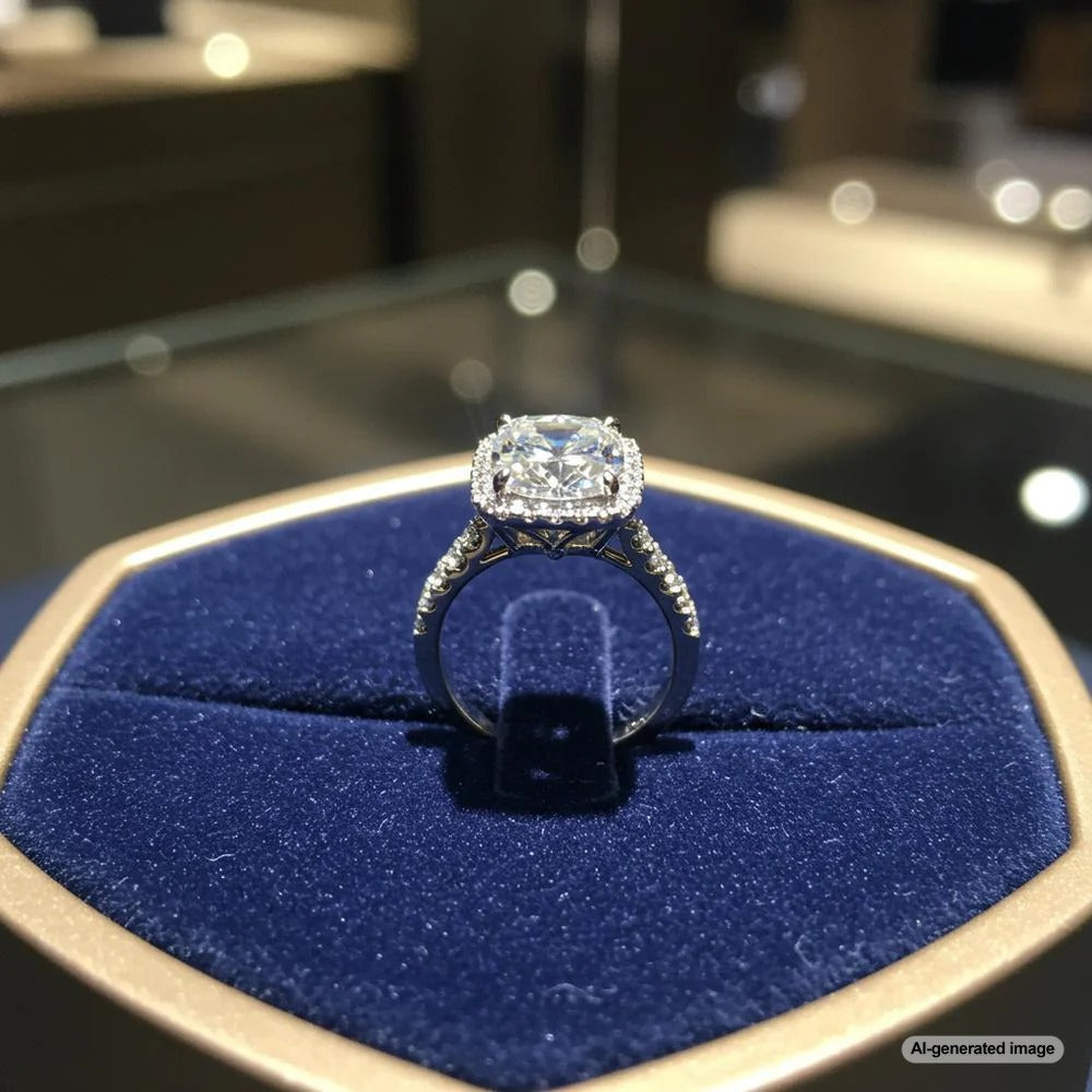 Lab-grown diamond jewelry showcasing brilliance and elegance
