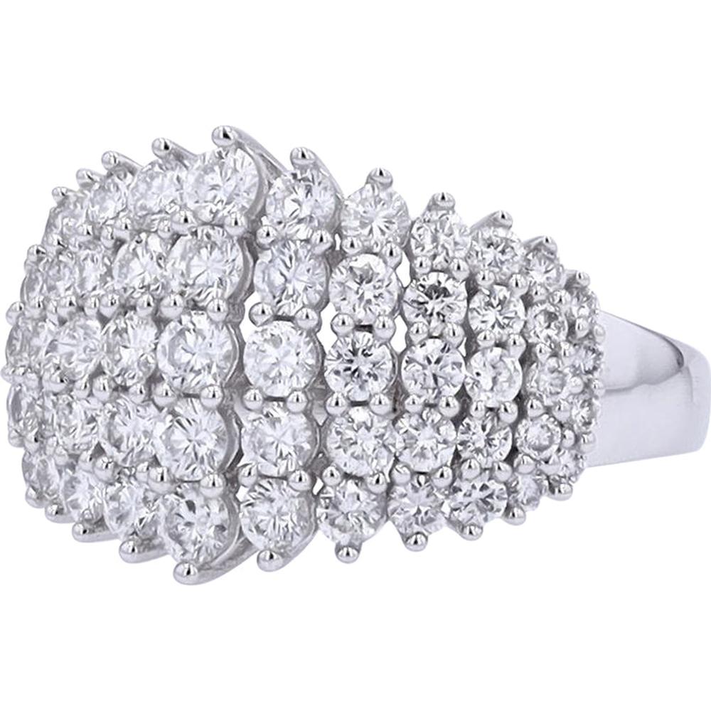 Exquisite Lab-Grown Diamond Cluster Ring from Robinson's Jewelers