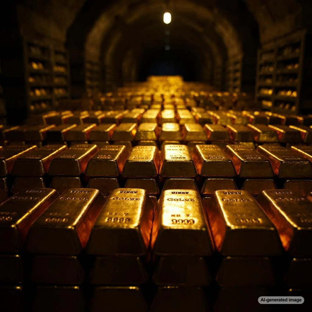 Gold bars at Fort Knox