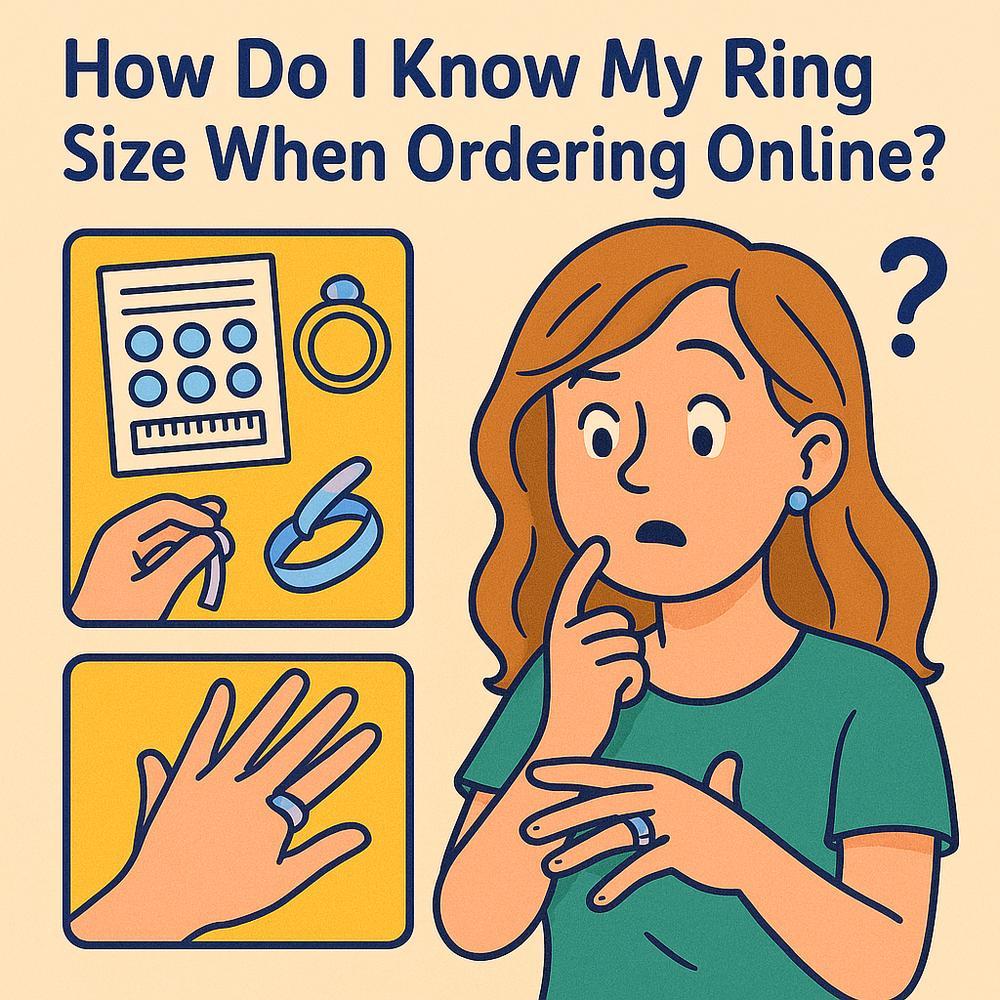 Close-up of a woman's hand with elegant rings showing proper ring fit and sizing