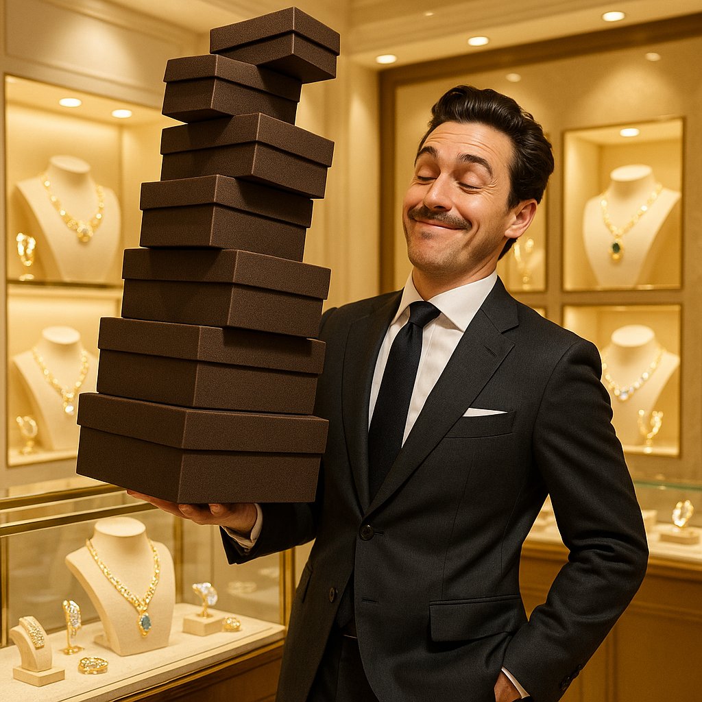Woman smiling while wearing a diamond tennis bracelet, symbolizing resilience and joy