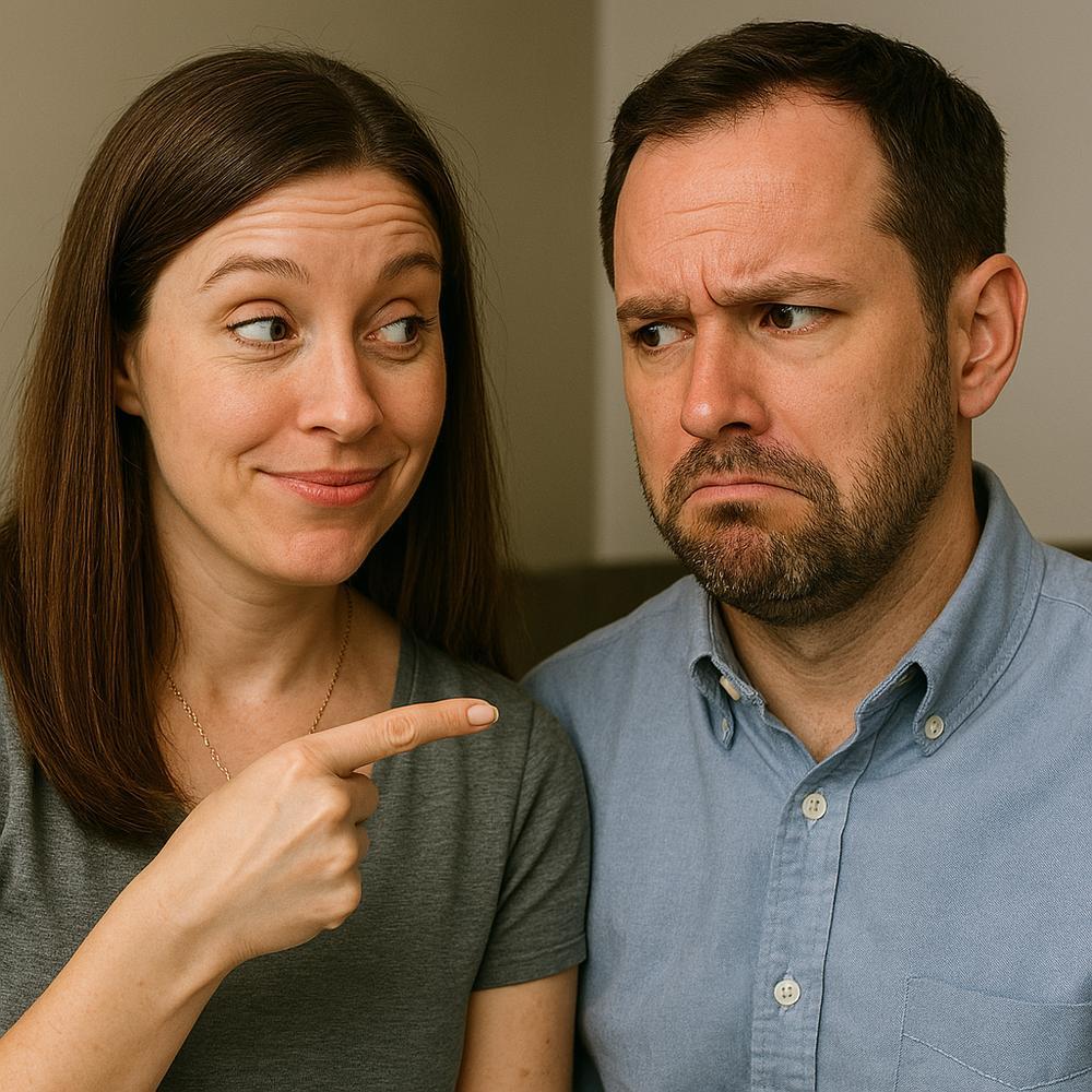 Woman admiring diamond jewelry while dropping subtle hints
