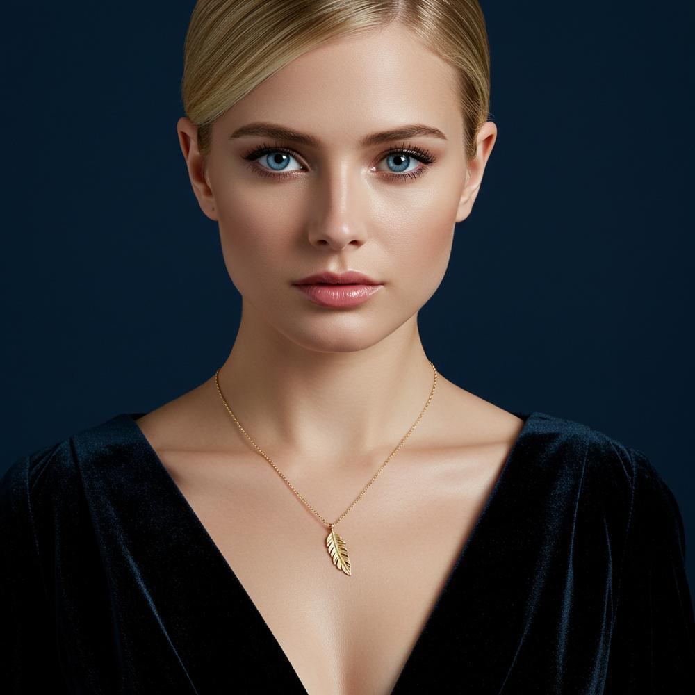 A stunning display of feather-inspired jewelry showcasing freedom and elegance