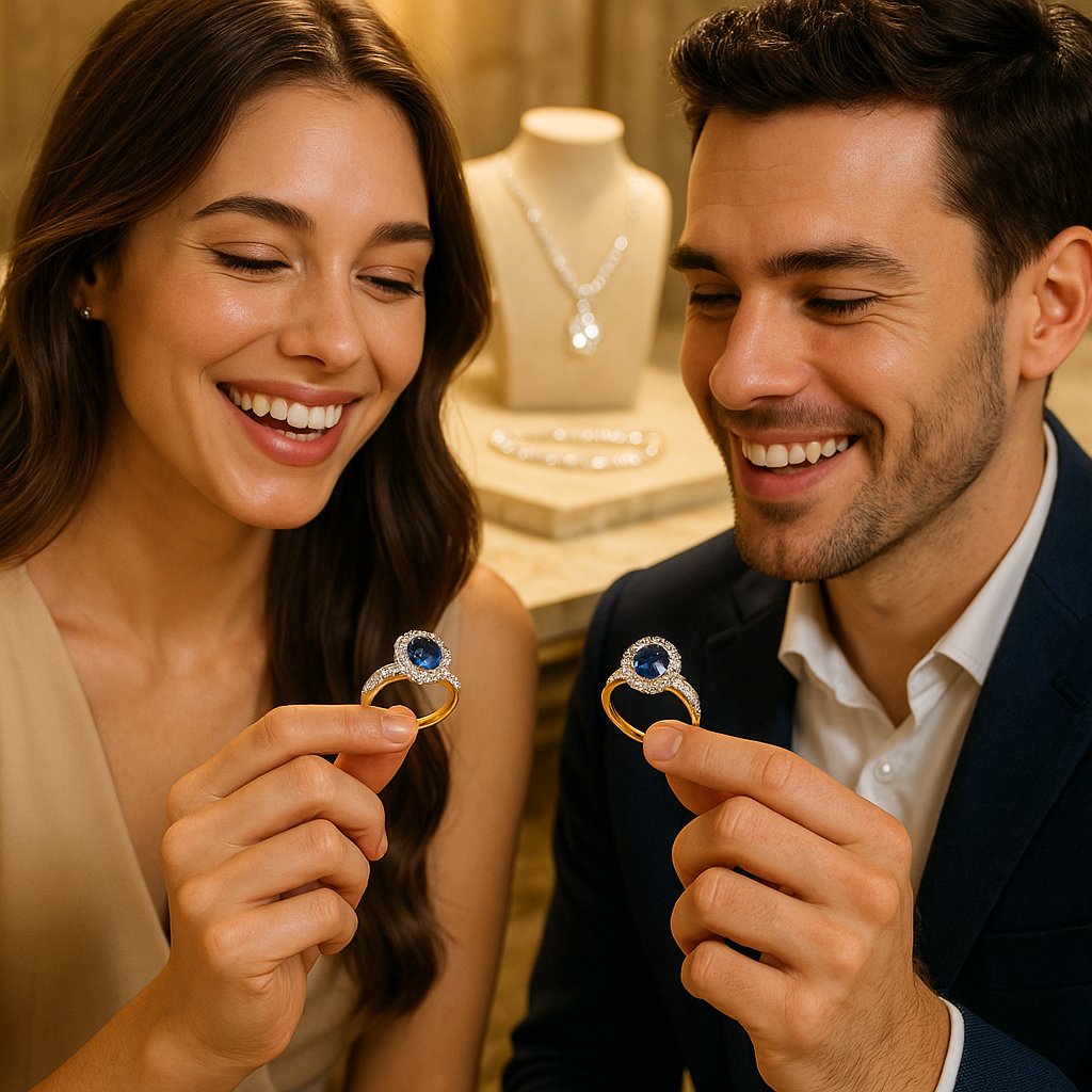 Couple in a long-distance relationship holding hands, with meaningful jewelry visible on their wrists