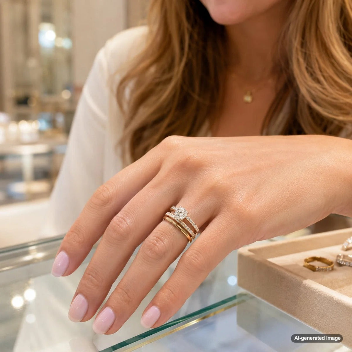 How Many Wedding Bands Can You Wear With an Engagement Ring? A Stacking Guide for the Modern Bride