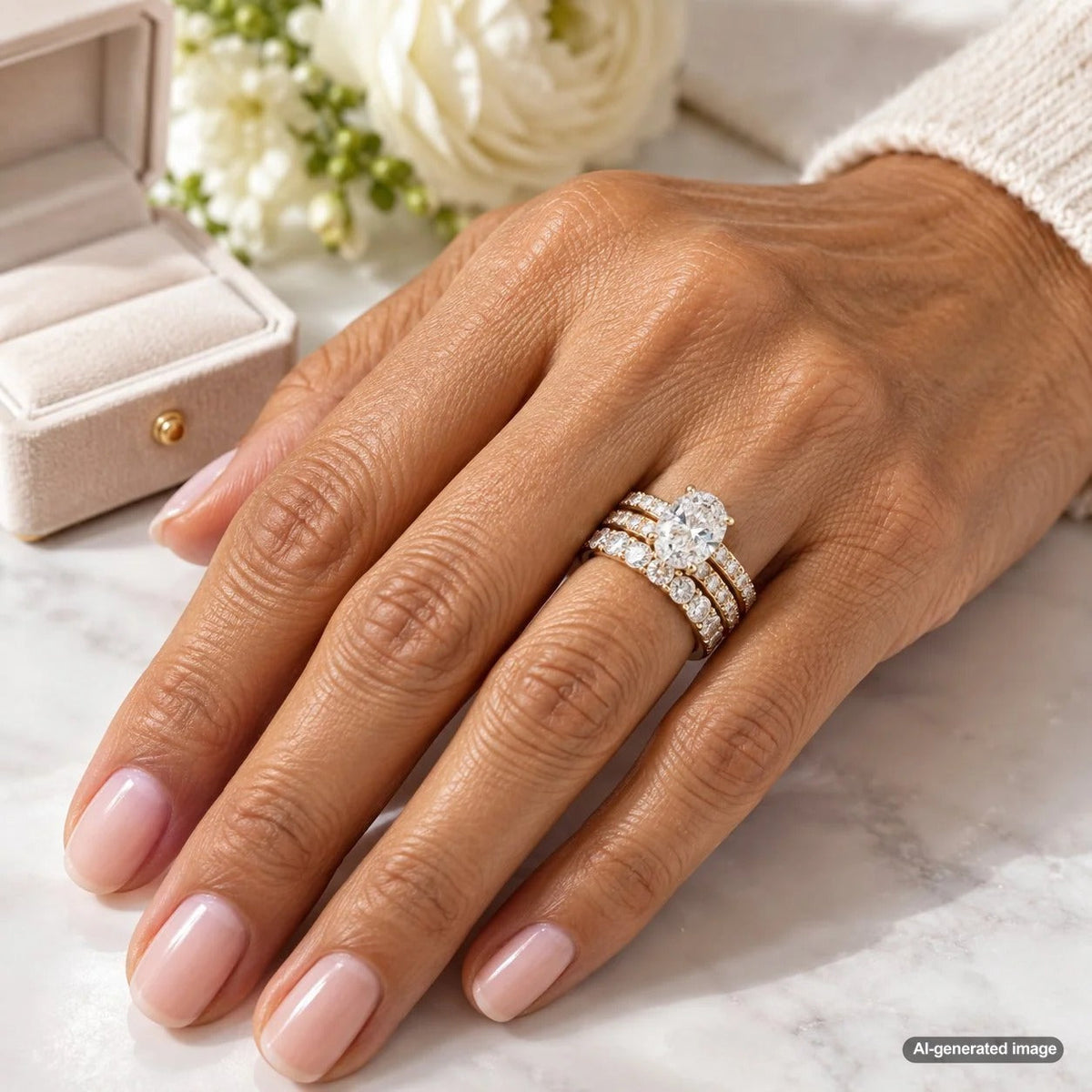 How to Add an Anniversary Band to a Wedding Set Without Making the Sta ...