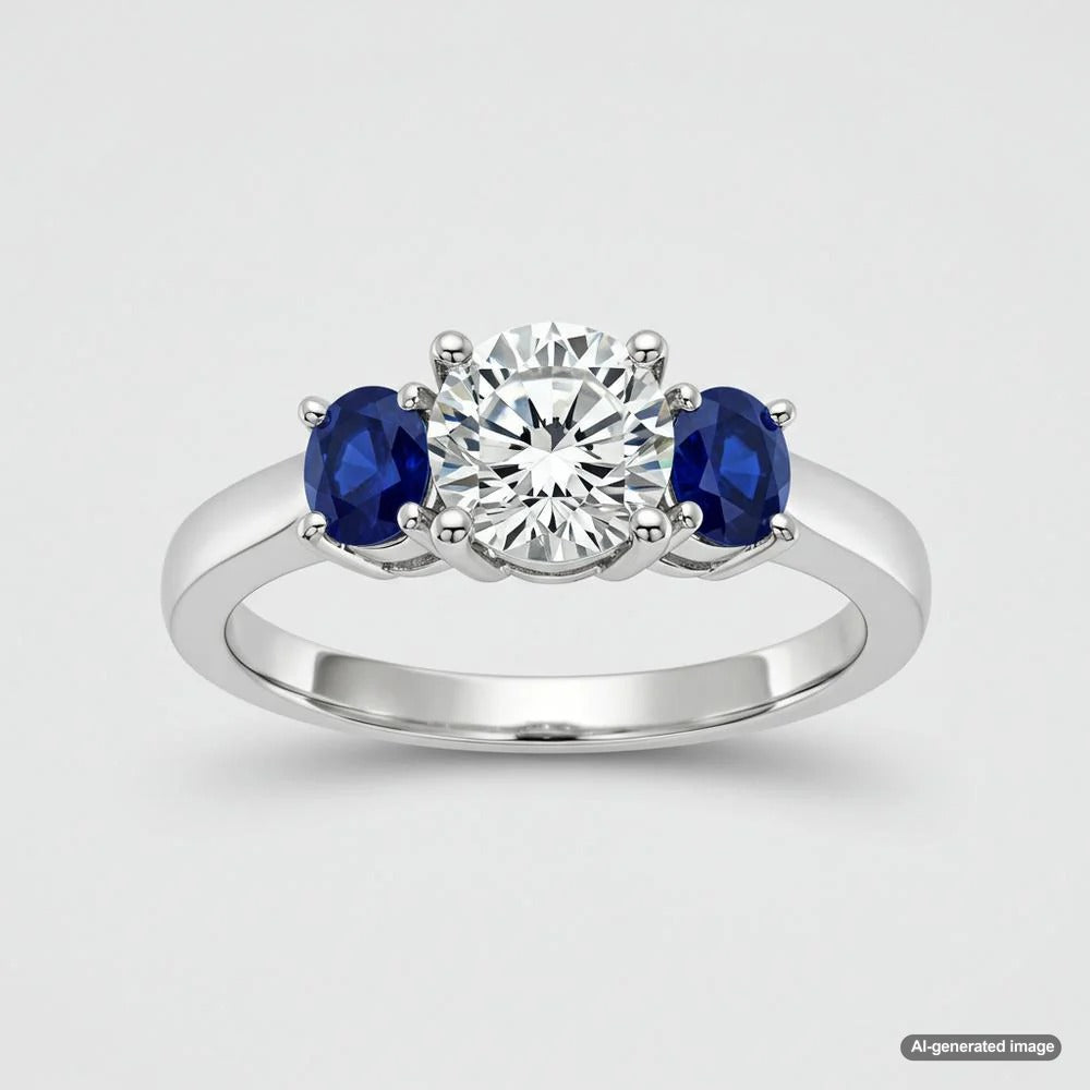 Close-up of gemstone jewelry with sparkling accents