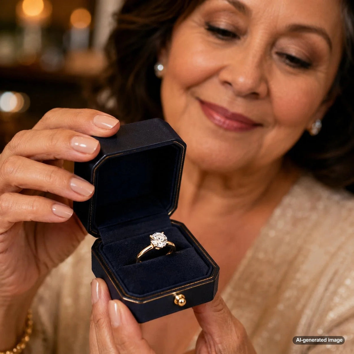 A stunning diamond ring showcasing brilliance and fire, emphasizing the importance of cut quality over carat weight.