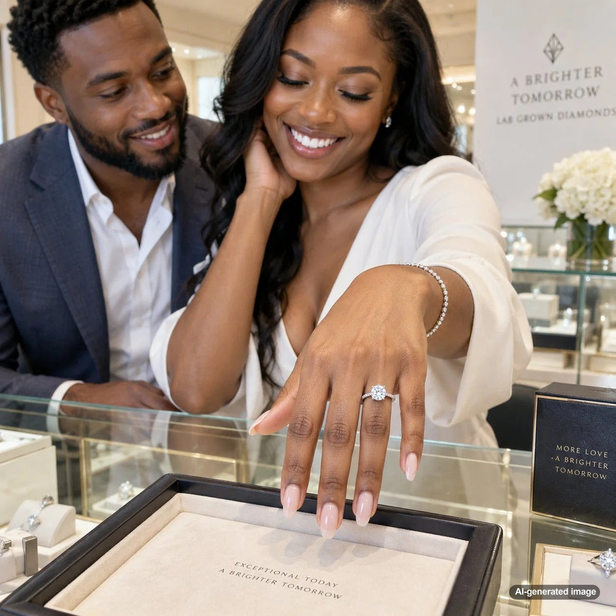 Eye-clean lab-grown diamond illustrating how to choose attractive clarity without paying for microscopic perfection