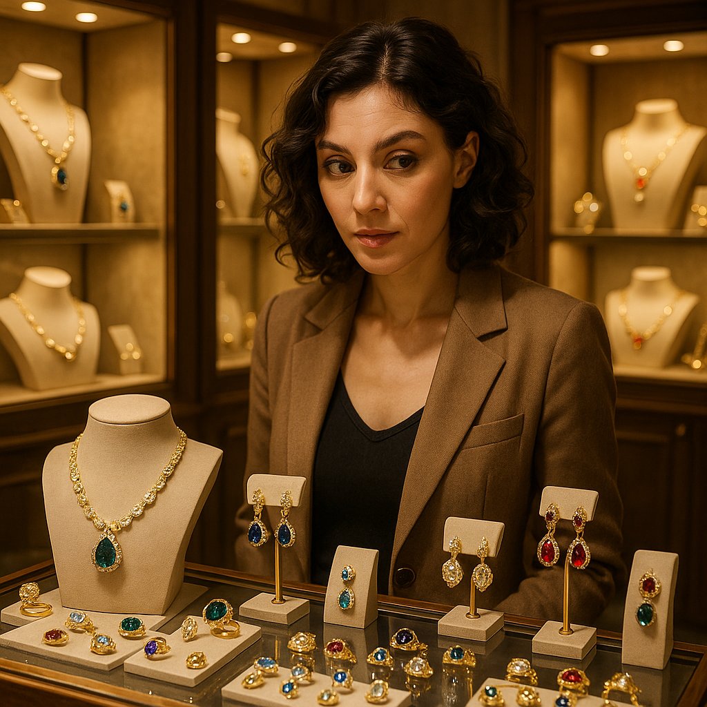 Stylish jewelry pieces perfect for a Gemini, featuring birthstones and dual designs