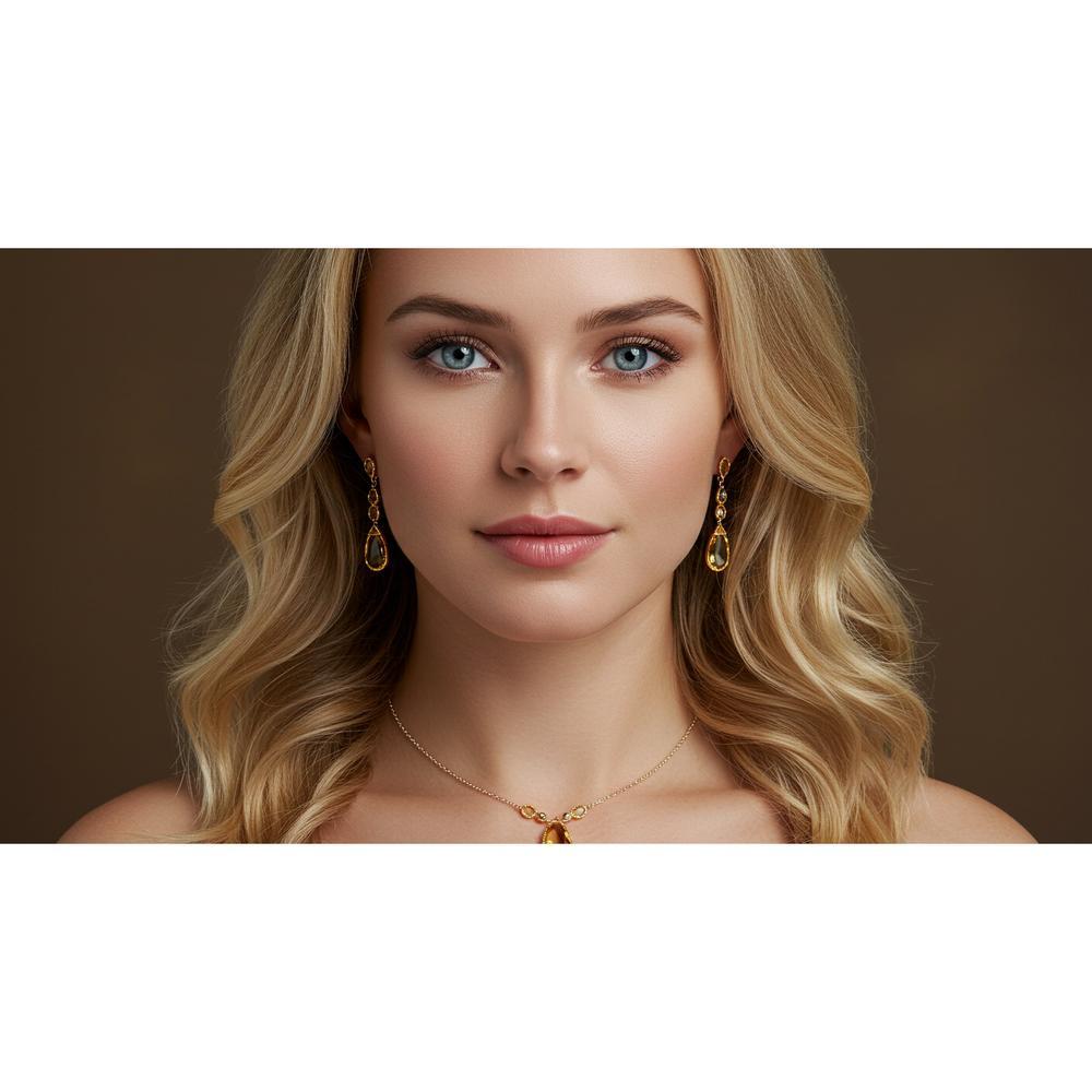 A stunning display of jewelry pieces that perfectly complement gray eyes